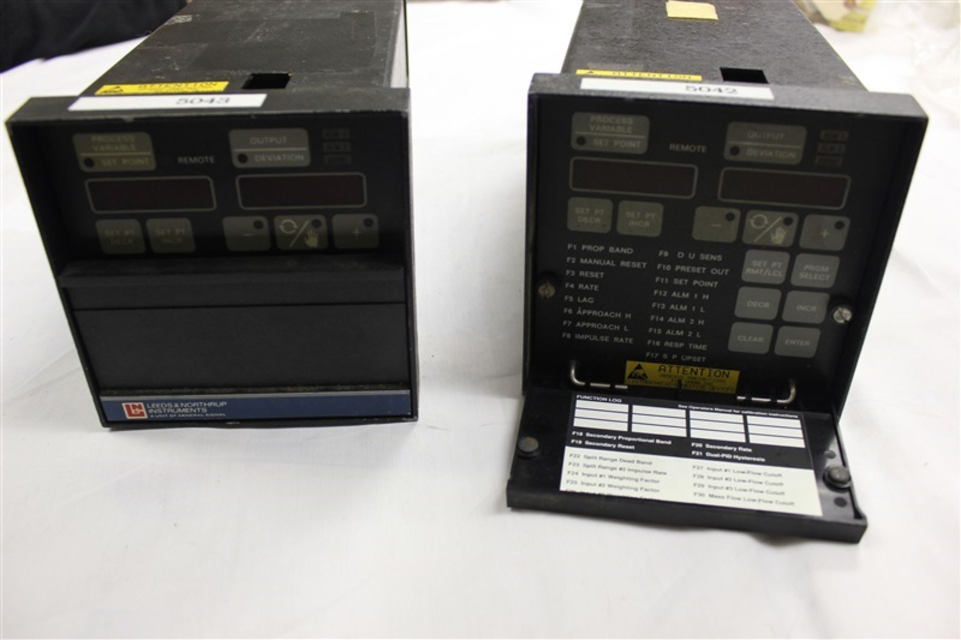 Two (2) Leeds and Northrupp digital controllers, MD# Electromax-V-Plus