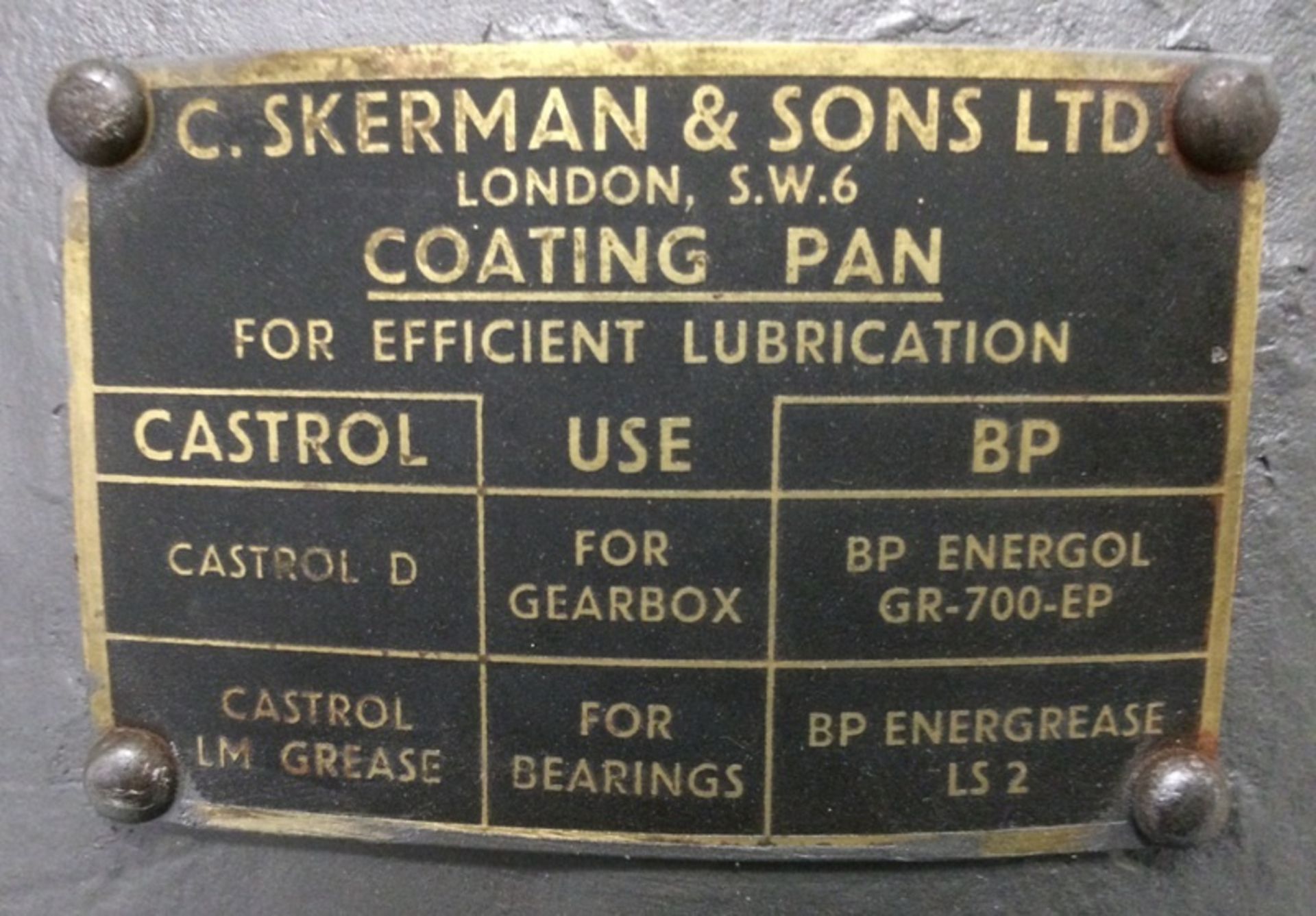 Skerman & Sons 42" Coating Pan - Image 2 of 3