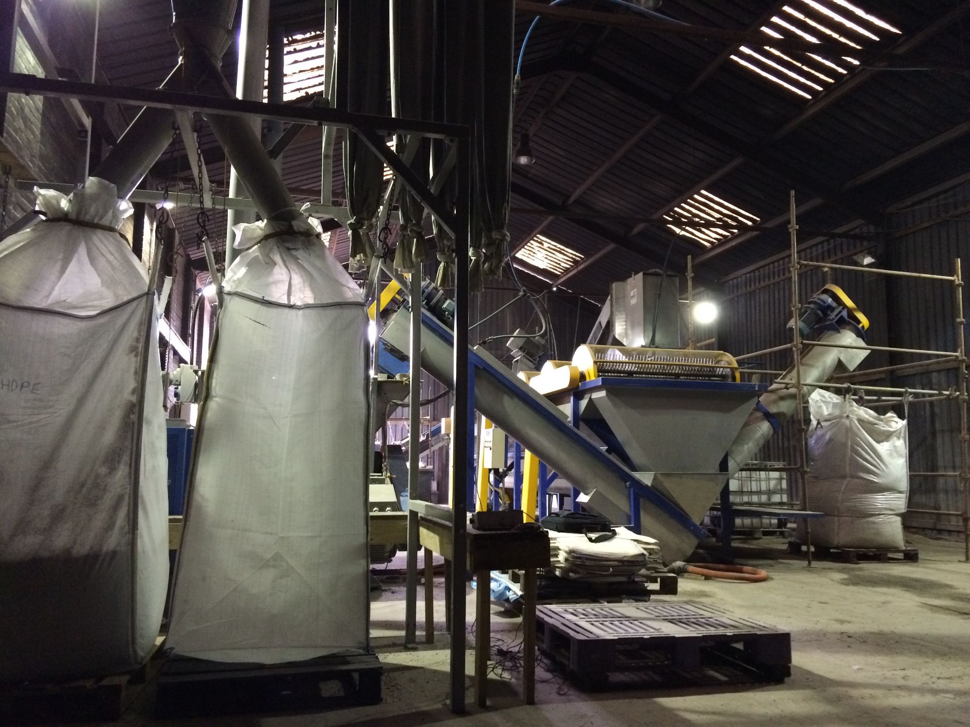 Complete Plastic Recycling Plant