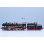 Märklin H0 Schlepptenderlok der DB, BN 50 082, Achsfolge 1'E, Tender 4-A, n. A. d. E. digitalisiert,