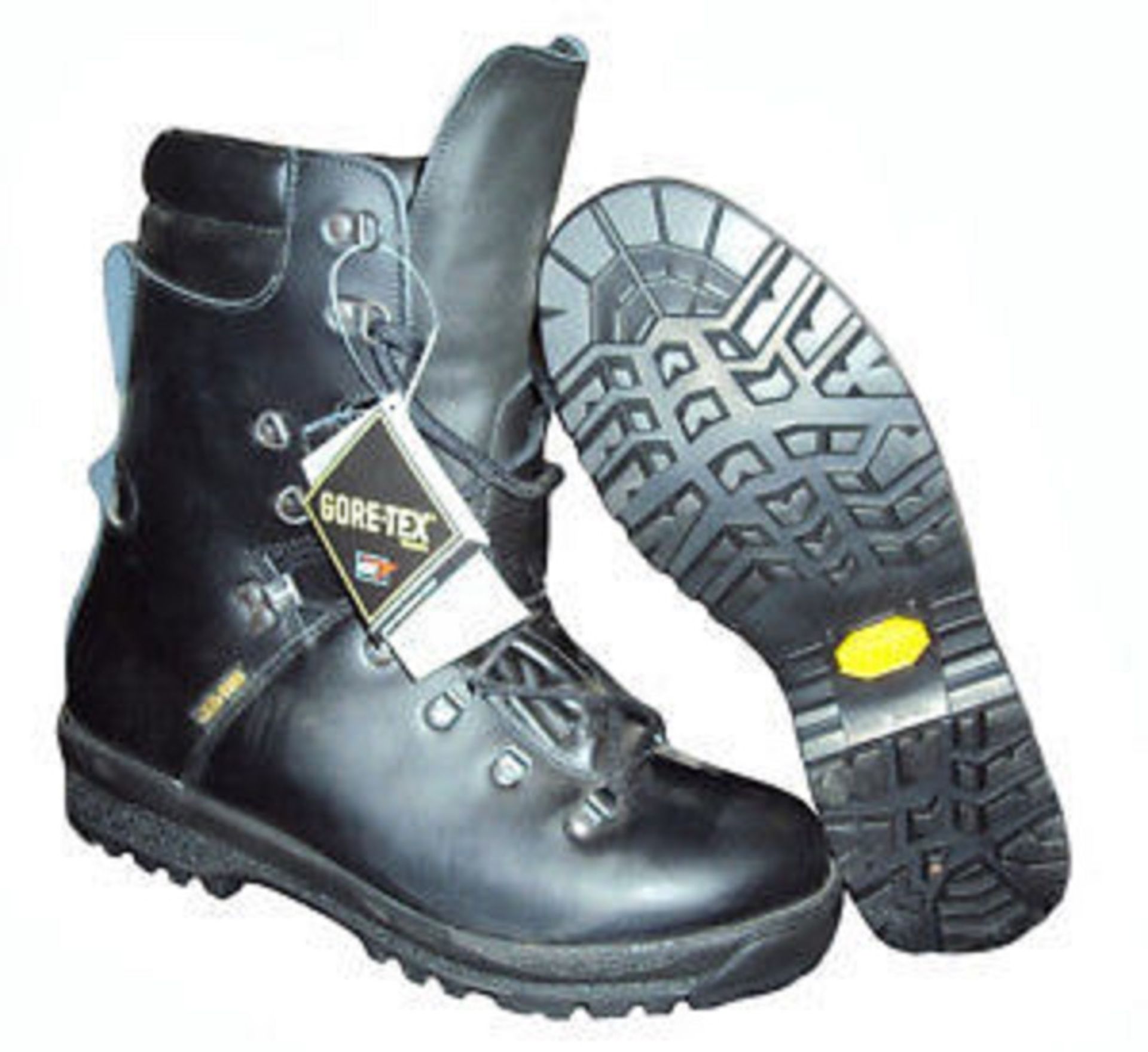 6 x ECW New Black Boots - Size UK 11 Small - British Army