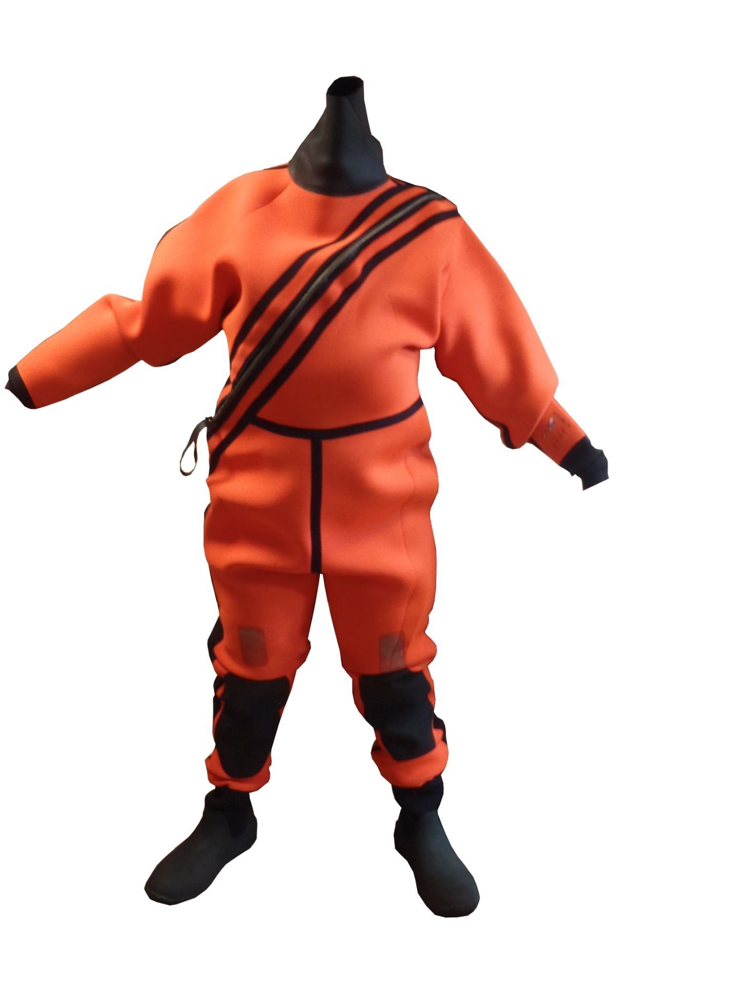 Orange and Black Immersion Suit - Medium/Large - New