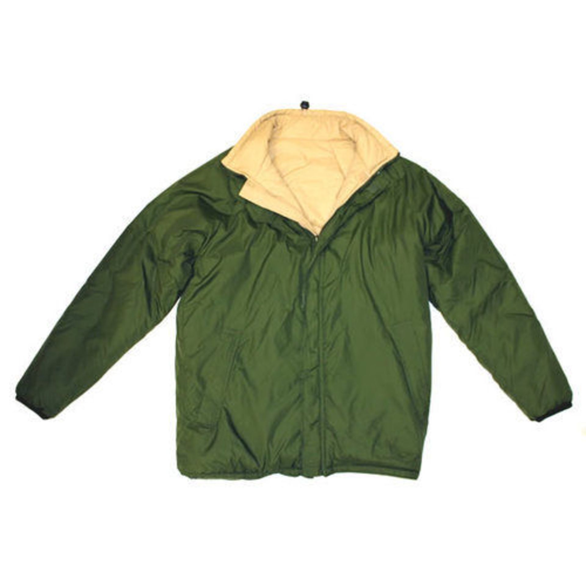 5 x Soft Thermal Reversible Over Jacket - Olive Green - Large - NEW - Image 2 of 2