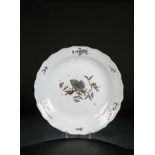 Große runde Platte mit Kakiemon - DekorMeissen, um 1735 Runde flach gemuldete Form auf Standring,