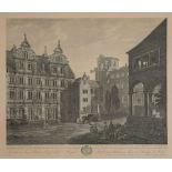 Christian Haldenwang1770 Durlach - 1881 Bad Rippoldsau Erste Ansicht des Heidelberger Schlosses