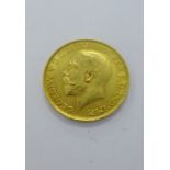 George V sovereign dated 1913