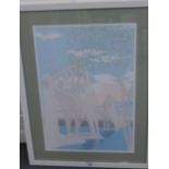 Angus Robertson Forth Rail Bridge Framed print 30 x 44cm