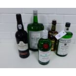 Grahams 1996 vintage port 75cl, Chivas Regal Robert Burnett's dry gin, London dry gin and