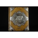 A silver mounted blotter, William Comyns, London