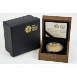 Gold proof £5 coin, the 2011 UK HRH The Prince Philip Duke of Edinburgh £5, no. 488, designed by Ian