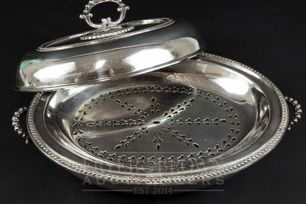 Three silver plated tureens with covers, various dates and makers including Mappin & Webb (3) - Image 9 of 10
