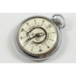 An Ingram Watch Co. 'Seven Seas' dollar type nautical pocket watch, c1940