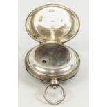 A silver pocket watch by John Forrest of London, Chester 1902, with key