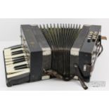 A Steldeni accordion, 'Italian Model', steel bronze reeds, made in Saxony/Germany