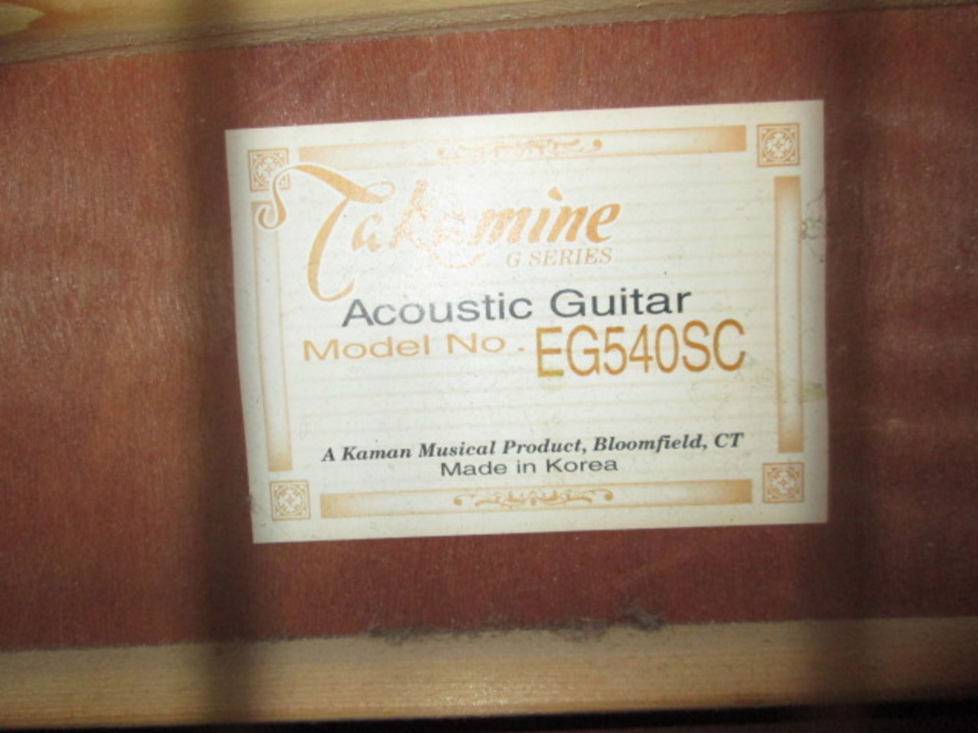 Takamine G Series Acoustic Guitar - Image 8 of 8