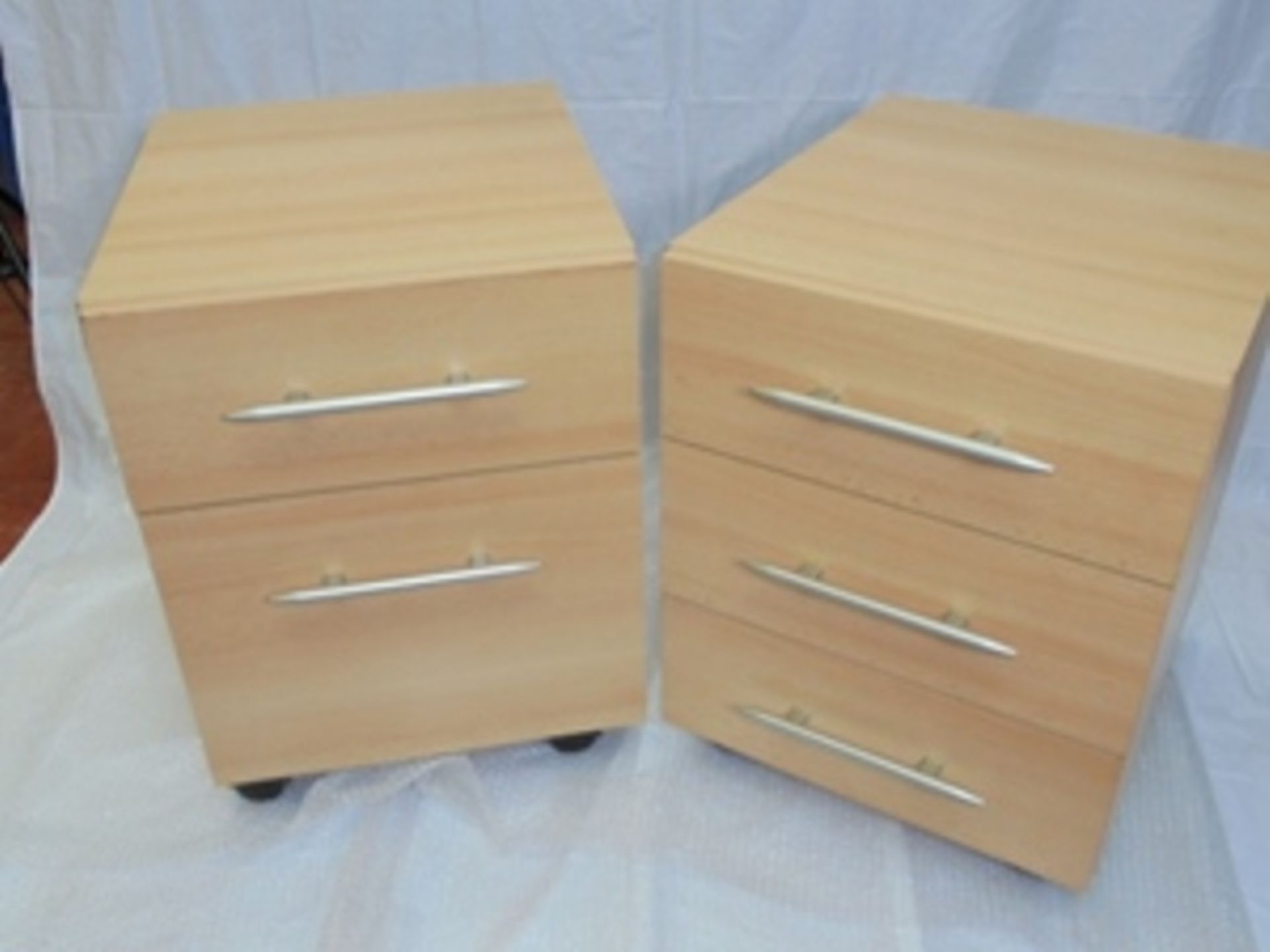 2 Drawer & 3 Drawer Desk Pedestal