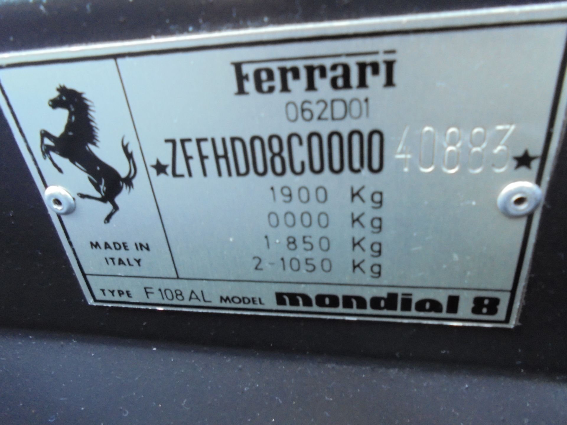 Ferrari Mondial 8 RHD 2926cc Coupe - Image 14 of 25