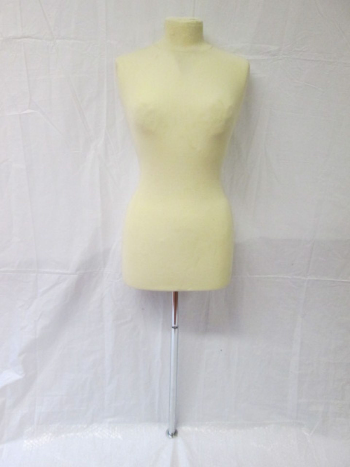 Female Tailors Dummy on Chrome Stand (No Castors)