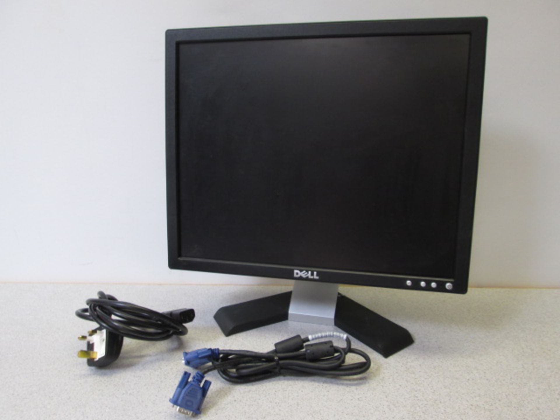 Dell 17" LCD Monitor, Model E177FPc with Power Supply & VGA Monitor Lead