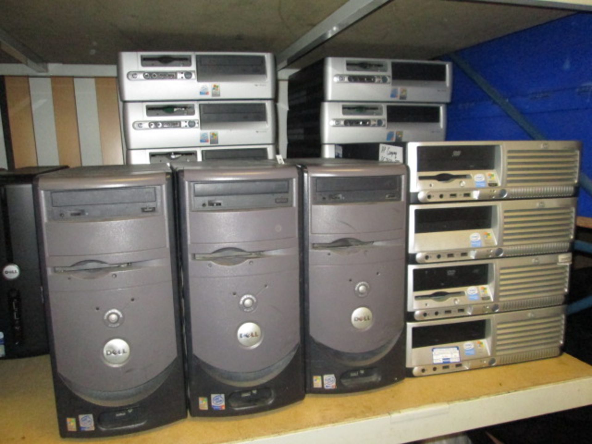 Lot to Include: 13 x HP Compaq D530, 4 x HP Compaq DC 7600 & 3 x Dell Dimension 2350. Sold with no - Image 2 of 6