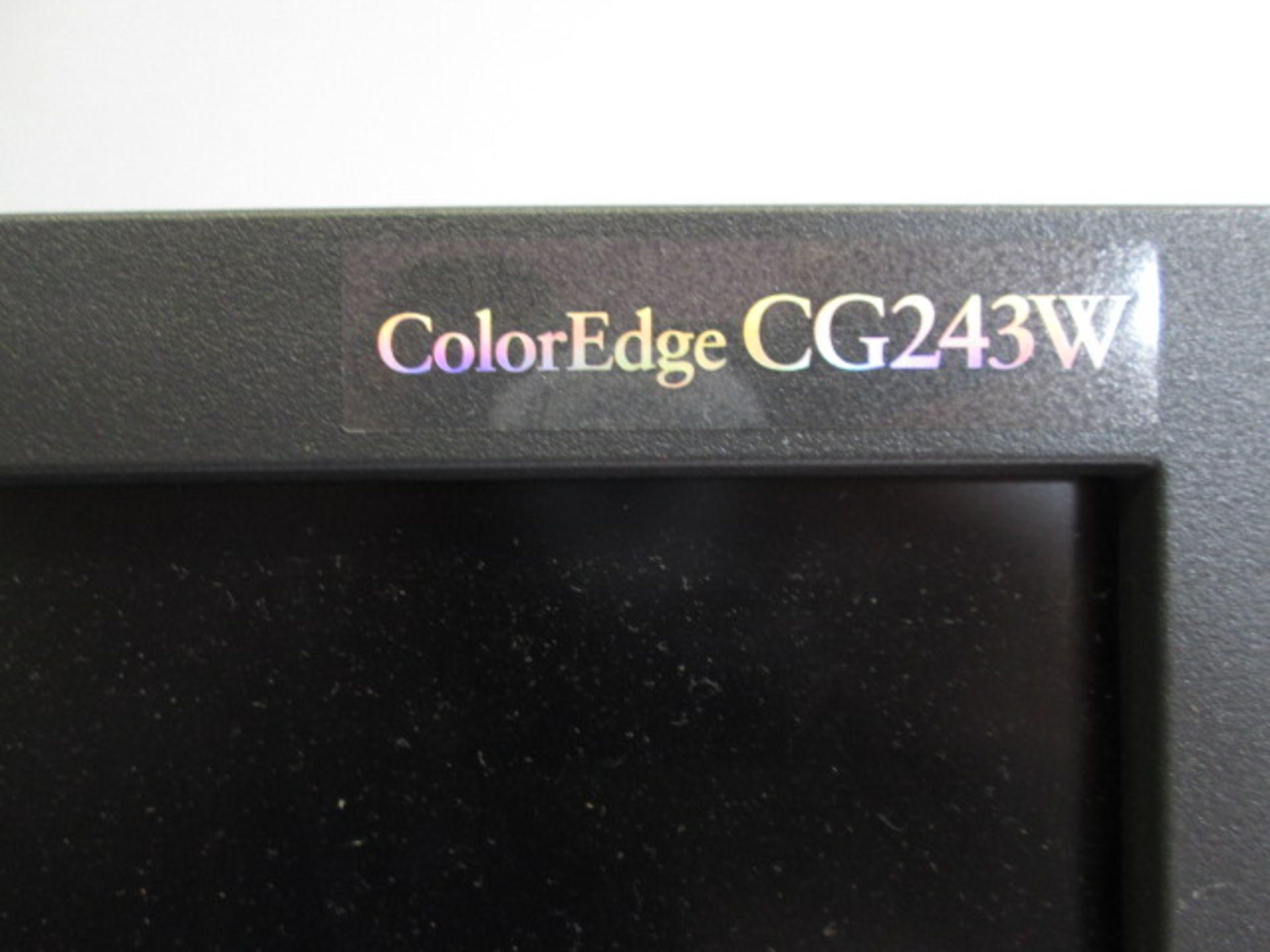 Eizo ColourEdge CG243W, 24” LCD Monitor on Adjustable Base with Anti Glare Attachments ( As Viewed). - Image 3 of 6