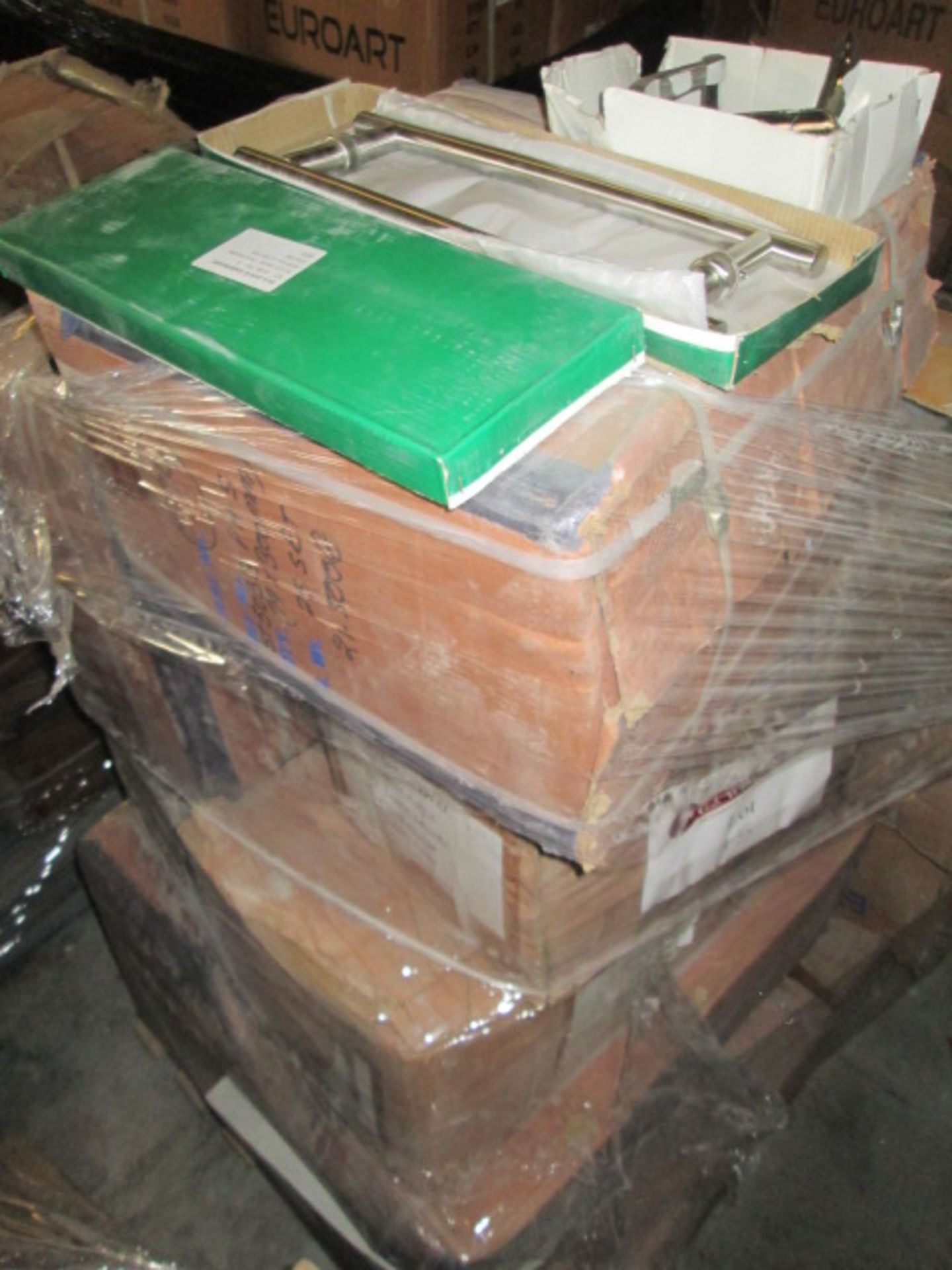 Pallet Containing - 16 Boxes of 20/25 Pairs per Box of Chrome Door Handles & Sheffield Stainless - Image 2 of 2