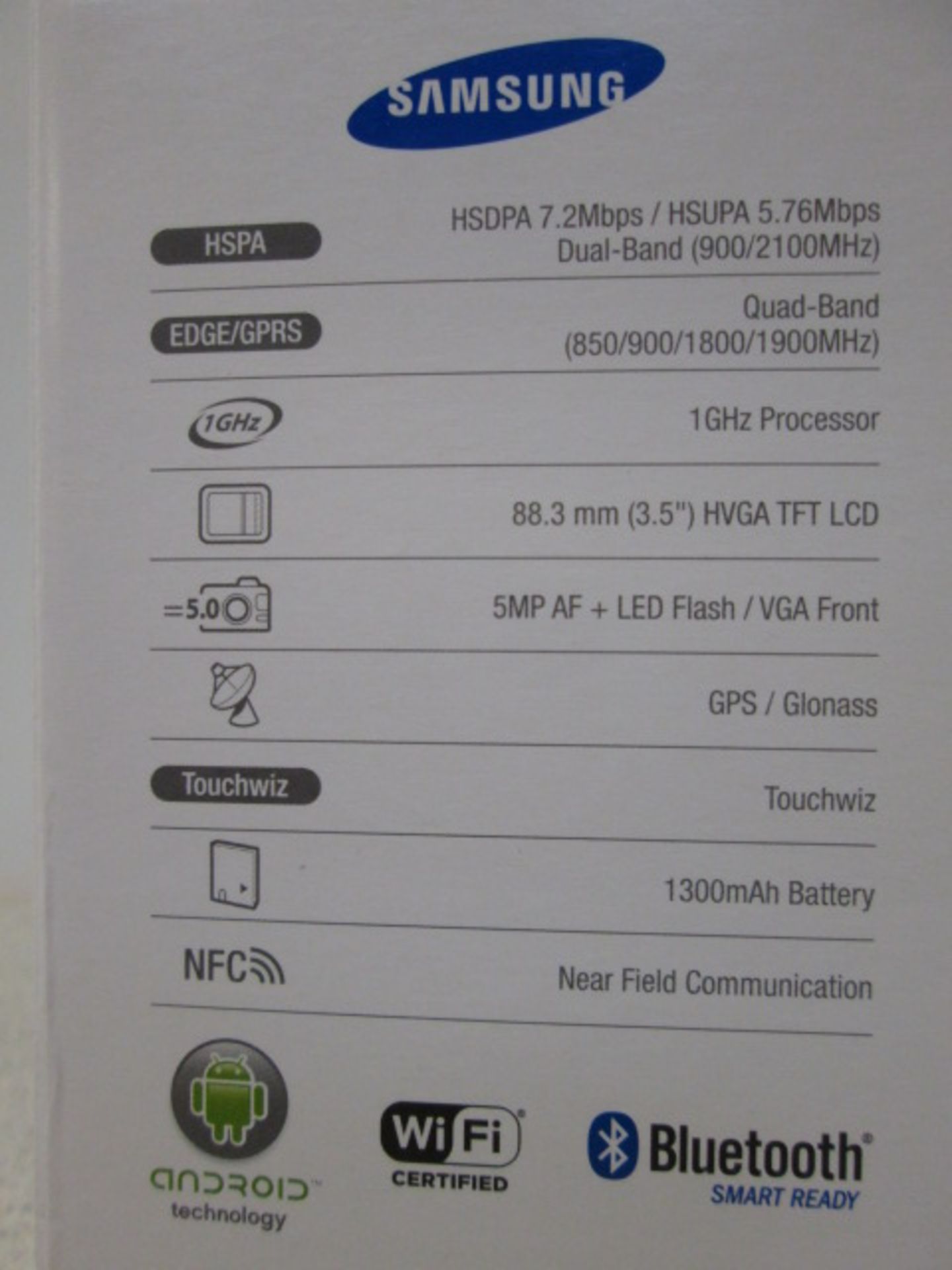 10 x Samsung Galaxy Fame, Model GT-S6810P, Mobile Phones. - Image 3 of 6