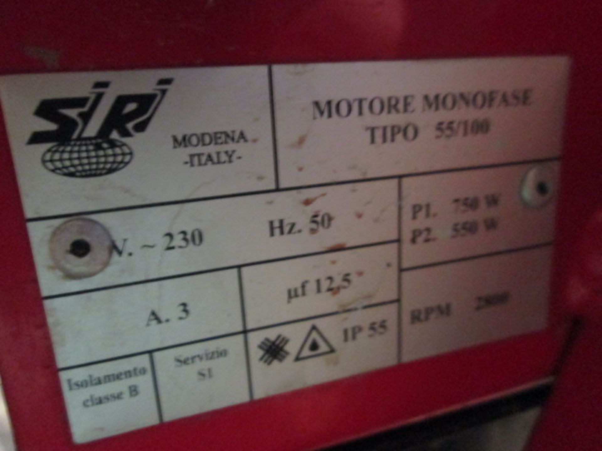 Siri Modena Italy Motore Mono Face Electric Tile Cutter. Type 55/100 - Image 3 of 4