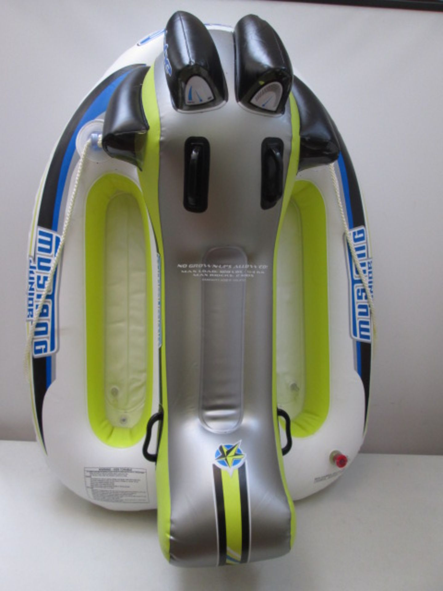 Jobe Mustang Junior Inflatable Childs Jetski, Max Capacity 120lbs (54kg). Comes with Hand Pump & - Image 2 of 3