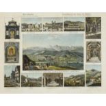 EINSIEDELN Der Flecken Einsiedeln im Kanton Schwyz - Le Bourg d'Einsiedeln ...
Um 1841. Grosser
