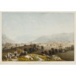 SARNEN Vue de Sarnen, Chef-Lieu du Canton d'Unterwalden dessus le Bois
Um 1790.Peint d'après