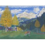 WALDEMAR THÉOPHIL FINK 
Bern 1883-1948 BernAdelboden
Unten rechts signiert "Waldemar Fink",