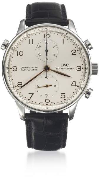 Herrenarmbanduhr der Marke IWC "Portugieser Chronograph Rattrapante", Edelstahl
Rundes - Image 2 of 3