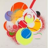 JAMES ROSENQUIST 
Geb. 1933 in Grand FortesBalls
Unten rechts signiert "James Rosenquist" und