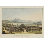 CASPAR LEONTIUS WYSS 
Emmen um 1762-1798 MannheimVue de la Ville de Lucerne
Um 1780-1790. Unten in