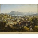 ANTON WINTERLIN 
Degerfelden 1805-1894 BaselVue de Lucerne
Unten links bezeichnet "A. Winterlin