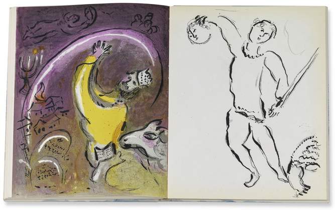 MARC CHAGALL 
Pestowatik bei Witebsk 1887-1985 Saint-Paul-de-VenceBible
Verve Vol. VIII, Nos 33 et