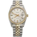 Herrenarmbanduhr der Marke ROLEX "Oysterdate Precision" 18K GG/Edelstahl
Edelstahlgehäuse, Serien-