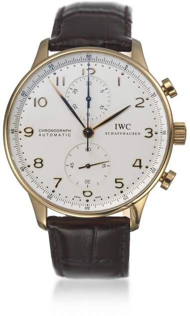 Herrenarmbanduhr der Marke IWC "Portugieser Automatic", 18K GG
Rundes Goldgehäuse, Modell-Nr. - Image 2 of 3