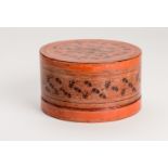 A MEDIUM SIZED BOX AND COVER   Wood, lacquer, Burma/Myanmar, about 1900 to 1st half 20th ct.