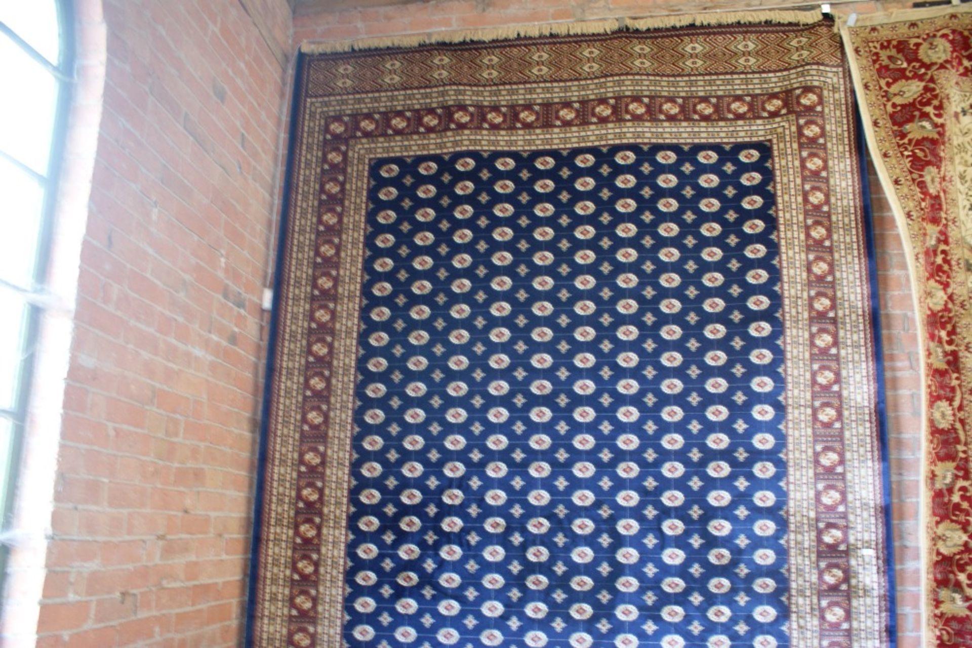 LARGE BLUE KASHMIR RUG