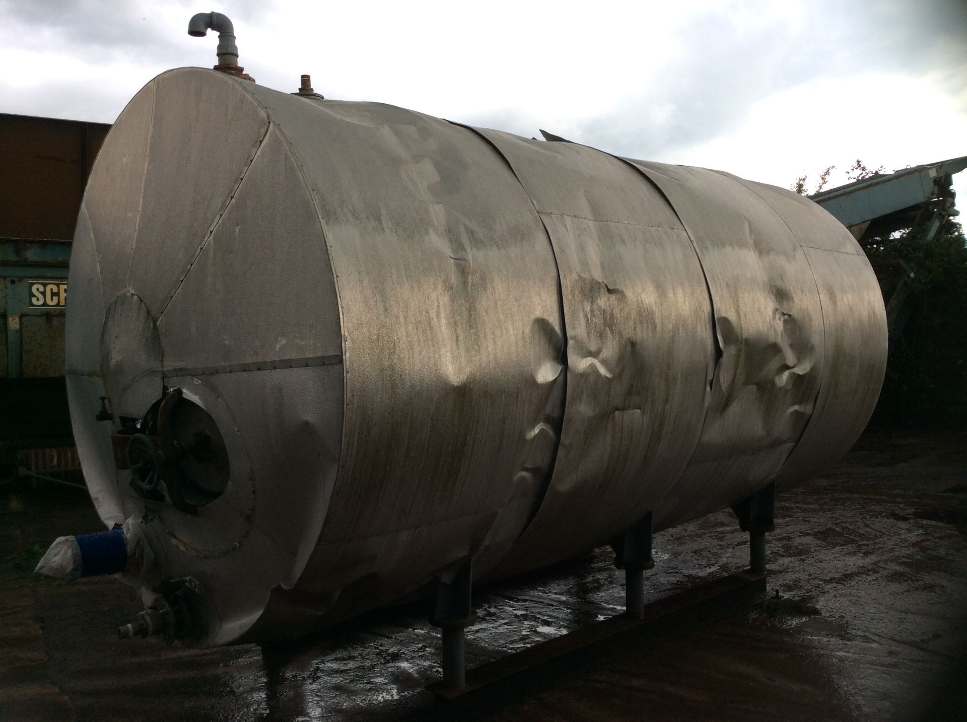 STEEL CLAD INSULATED 3900MM X 2250MM STAINLESS STEEL TANK - Image 3 of 3