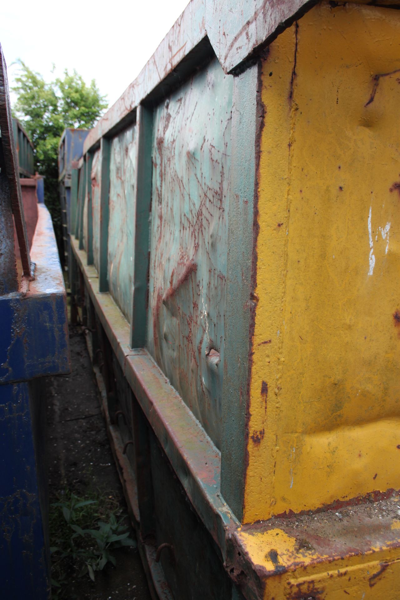 35YRD DOUBLE DOOR RORO SKIP WITH SIDE LADDER - Image 6 of 8