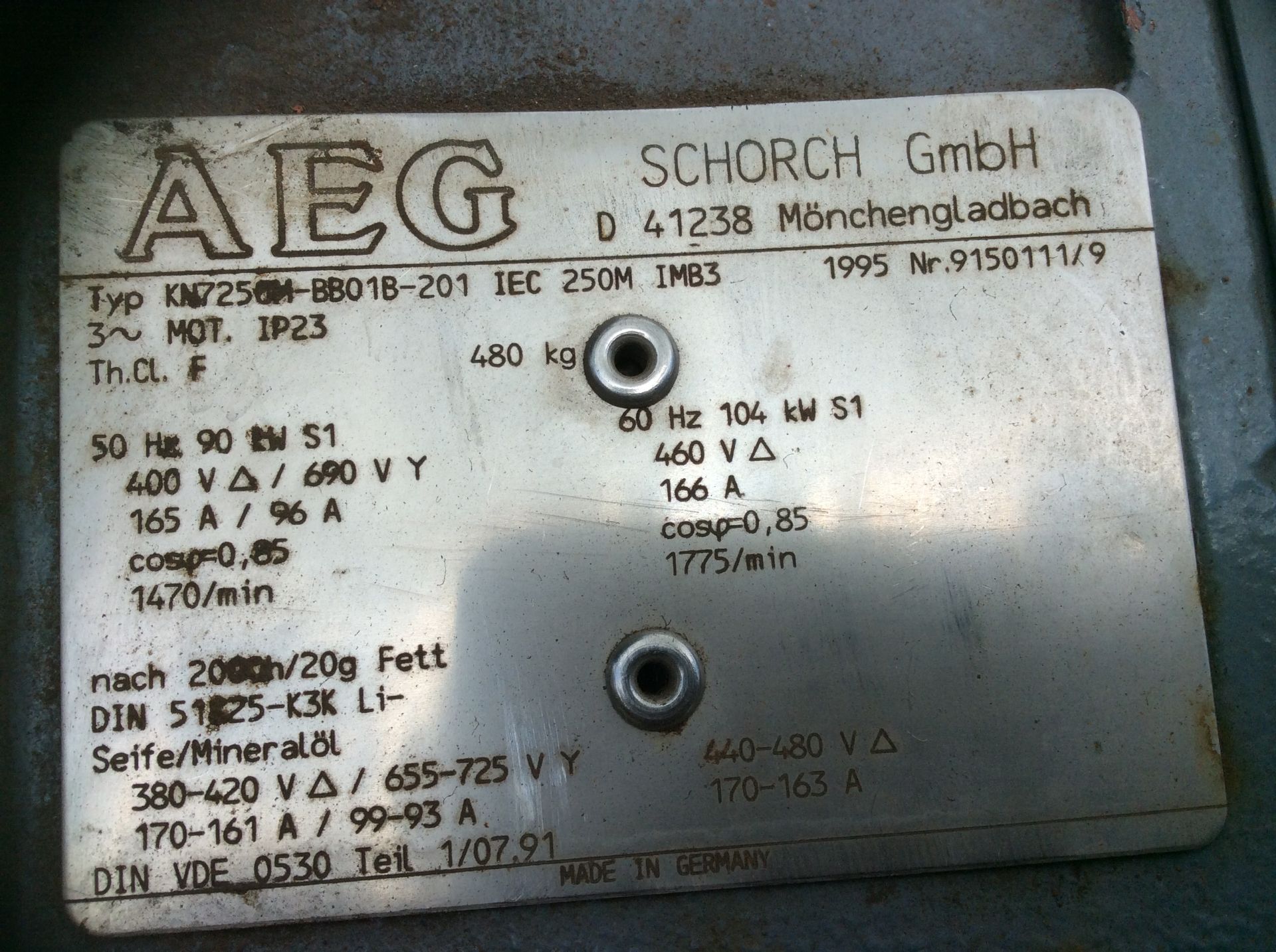 SABROE TSMC116S REFIRGERANT COMPRESSOR C/W UNISAB RT CONTROL UNIT SERIAL NUMBER 110484  (1994)