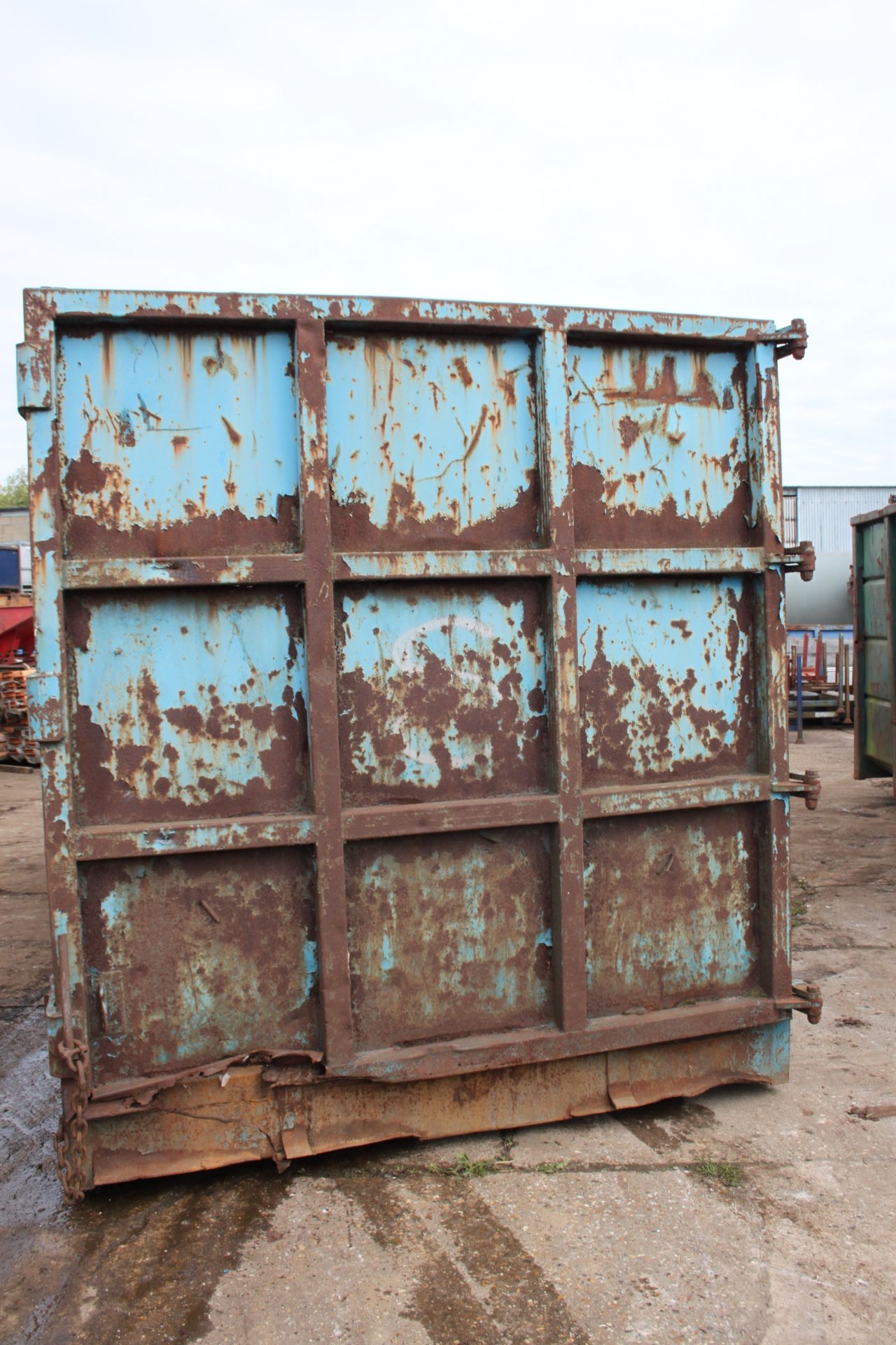 40YRD SELLER SINGLE DOOR RORO SKIP WITH SIDE LADDER - Image 4 of 6