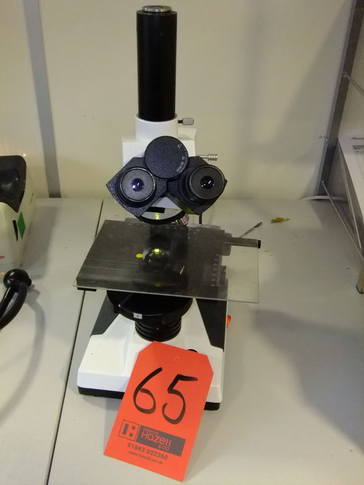 NO BRAND TWIN LENS MICROSCOPE