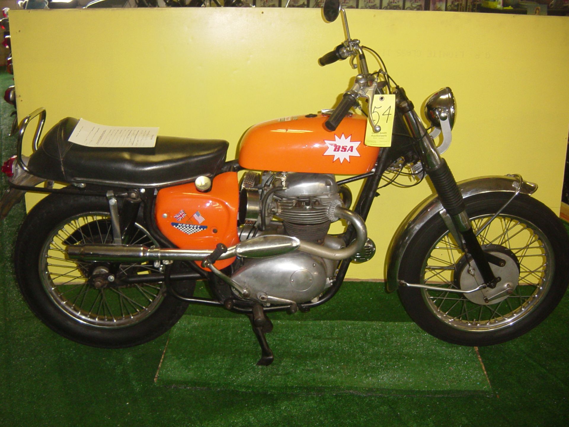 1966 BSA 650 HORNET TITLE