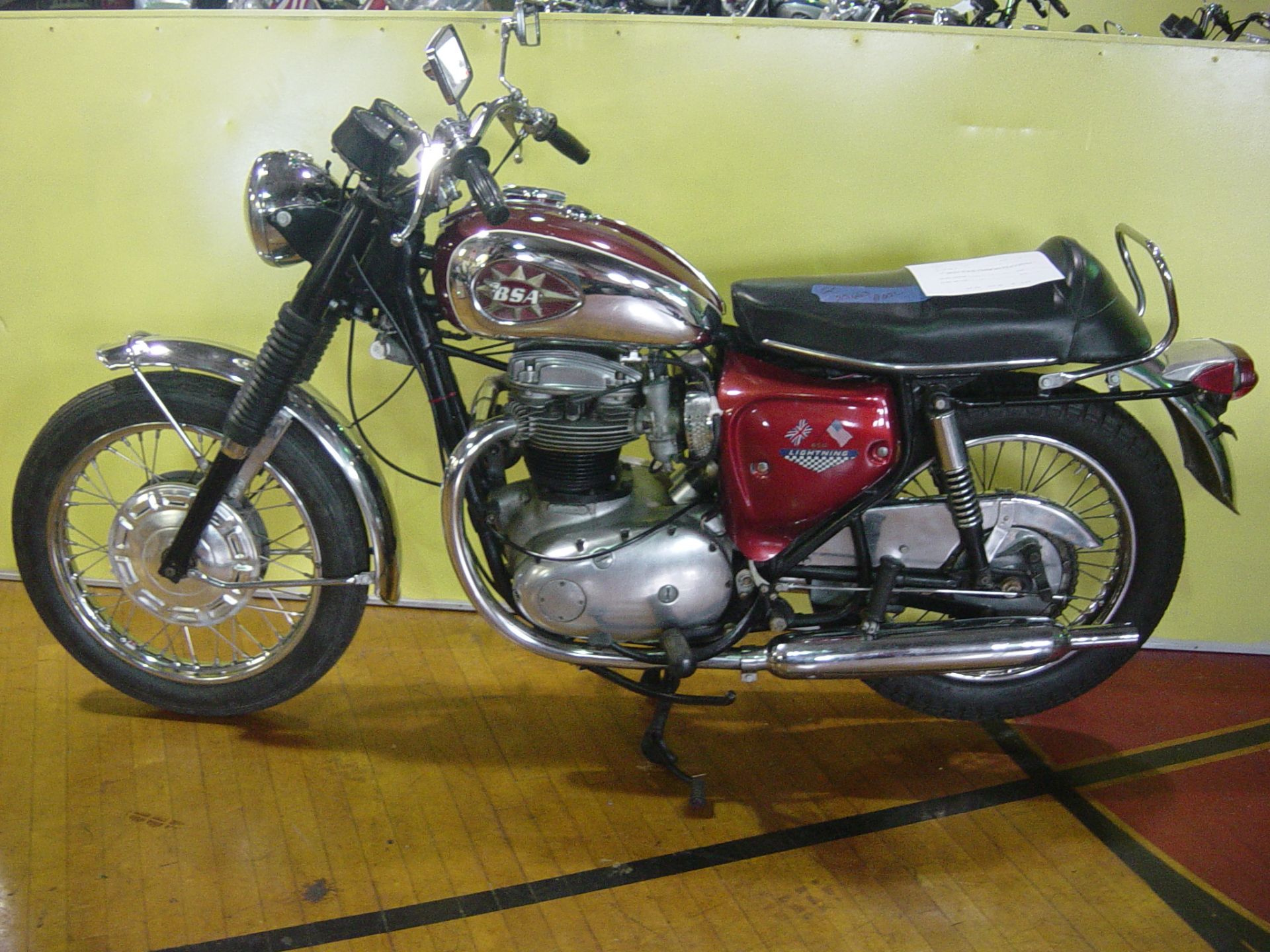 1968 BSA LIGHTNING , LOW MILES -RUNS- BILL OF SALE