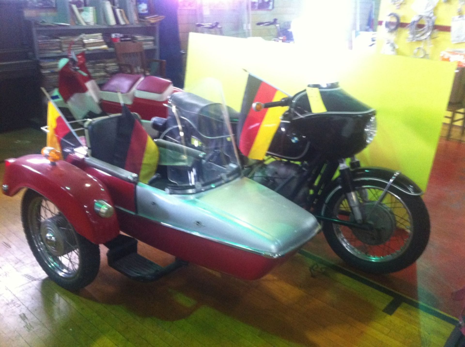 1963 BMW R695 WITH RUSSIAN JUPITER SIDE CAR BILL OF SALE