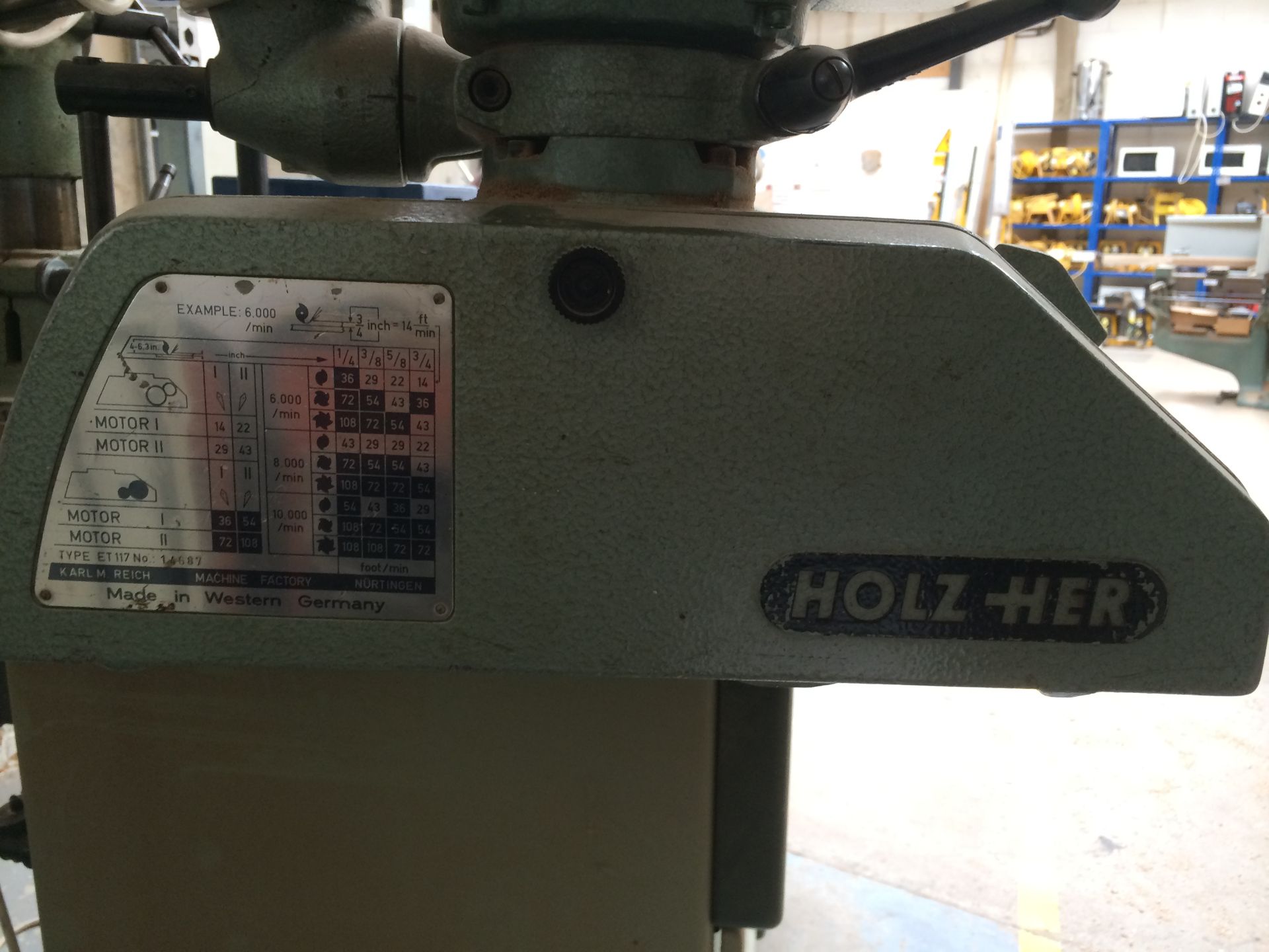 SCM, Model: T130N, Single Head Spindle Moulder, Serial Number: AB 940 D 220 (1995) with Holzher - Bild 4 aus 5